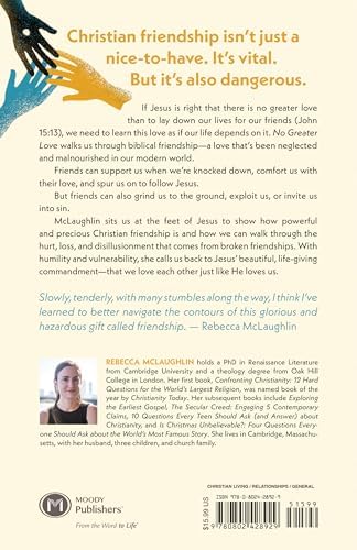 No Greater Love: A Biblical Vision for Friendship by Rebecca McLaughlin