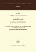 Untersuchungen zum Einfluß der Gefügeausbildung auf das Wälzreibungs- und Verschleißverhalten vergüteter Stähle (Forschungsberichte des Landes Nordrhein-Westfalen, 2830) (German Edition) by Hans Krause
