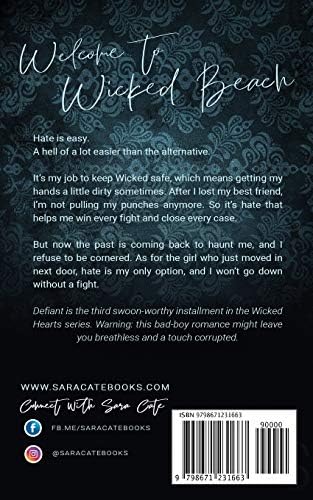Defiant: an enemies-to-lovers standalone (Wicked Hearts) by Sara Cate