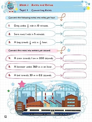 Summer Activity Playground Grade 6-7: 8 Weeks of Summer Activities - Math, ELA, Science, Reading and Social Studies by Brain Hunter Prep