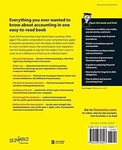Accounting All-in-One For Dummies (For Dummies Series) by Kenneth W. Boyd