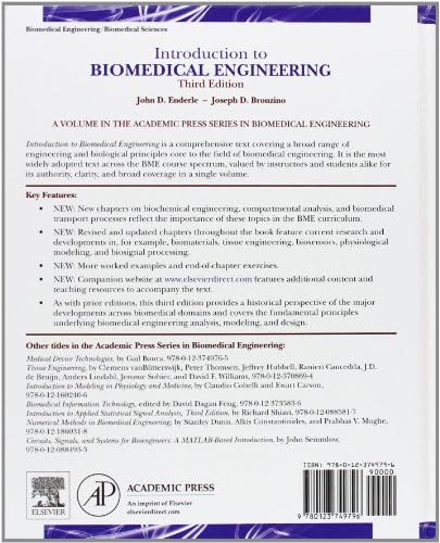 Introduction to Biomedical Engineering by John Enderle Ph.D.