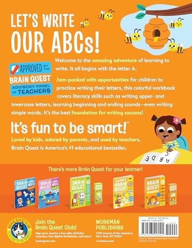 Brain Quest Learn to Write: Letters by Workman Publishing