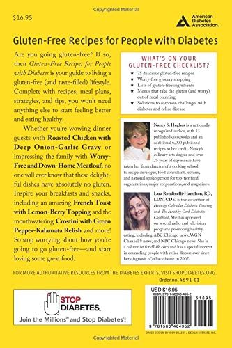 Gluten-Free Recipes for People with Diabetes: A Complete Guide to Healthy, Gluten-Free Living by Nancy S. Hughes