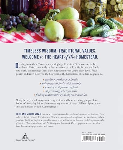 The Heart of the Homestead: Homestead Living Stories, Recipes, and Practical Wisdom for Simple, Intentional Living by RuthAnn Zimmerman