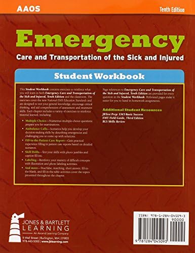 Emergency Care and Transportation of the Sick and Injured Student Workbook: . by American Academy of Orthopaedic Surgeons (AAOS)