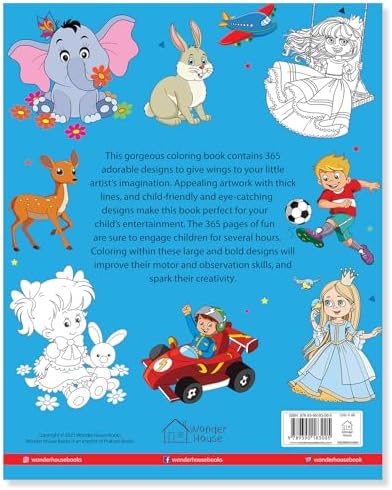 My First 365 Coloring Book: Jumbo Coloring Book For Kids (With Tear Out Sheets) by Wonder House Books
