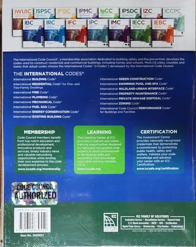 2021 International Building Code (International Code Council Series) by International Code Council