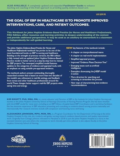 Workbook for Johns Hopkins Evidence-Based Practice for Nurses and Healthcare Professionals, Fifth Edition: Model & Guidelines by Kim Bissett