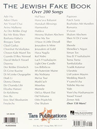 The Jewish Fake Book by Velvel Pasternak