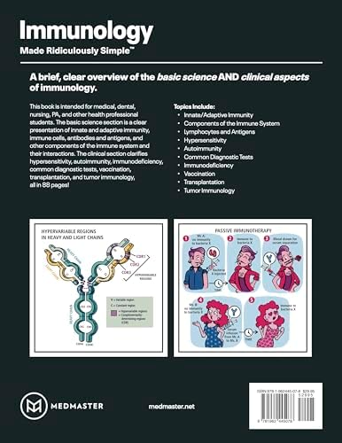 Immunology Made Ridiculously Simple: Color Edition by Massoud Mahmoudi D.O. Ph.D.