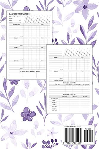 Diabetic Food Log: Daily Blood Sugar Log Book and Diabetic Food Journal Diary, Meal Plan, Enough For 53 Weeks or 1 Years, Glucose Tracker Monitoring, ... (Breakfast, Lunch, Dinner, Snack, Bedtime) by Iya Sterbun