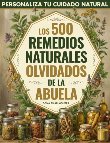 Los 500 Remedios Naturales Olvidados de la Abuela: Personaliza tu cuidado natural con plantas, ungüentos y recetas ancestrales para calmar molestias y ... con la sabiduría de antes (Spanish Edition) by Doña Pilar Montes