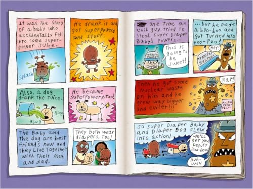 Super Diaper Baby: The Invasion of the Potty Snatchers: Color Edition (From the Creator of Dog Man) (Captain Underpants) by Dav Pilkey