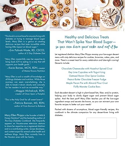 The Easy Diabetes Desserts Book: Blood Sugar-Friendly Versions of Your Favorite Treats by Mary Ellen Phipps
