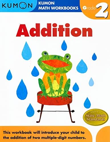 Kumon Grade 2 Addition (Kumon Math Workbooks), Ages 7-8, 96 pages by Kumon Publishing