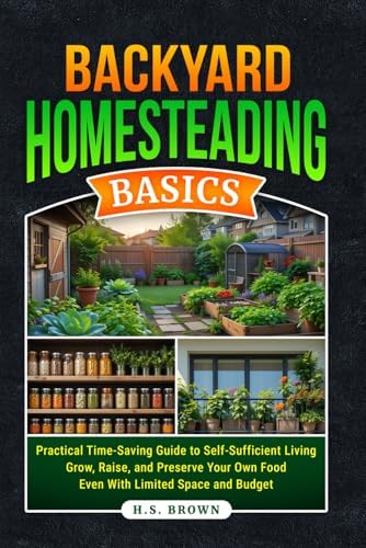 Backyard Homesteading Basics: Practial, Time-Saving Guide To Self-Sufficient Living-Grow, Raise, and Preserve Your Own Food Even With Limited Space and Budget by H.S. Brown