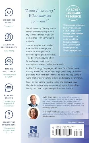 The 5 Apology Languages: The Secret to Healthy Relationships by Gary Chapman