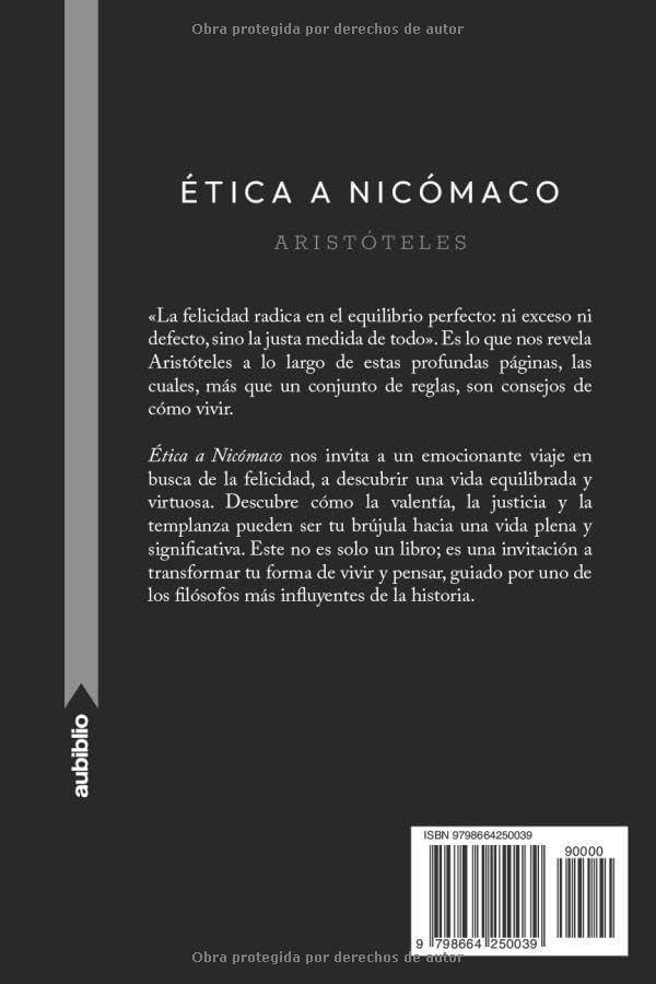 ÉTICA A NICÓMACO: La ética de Aristóteles (Spanish Edition) by Aristóteles Aristotle