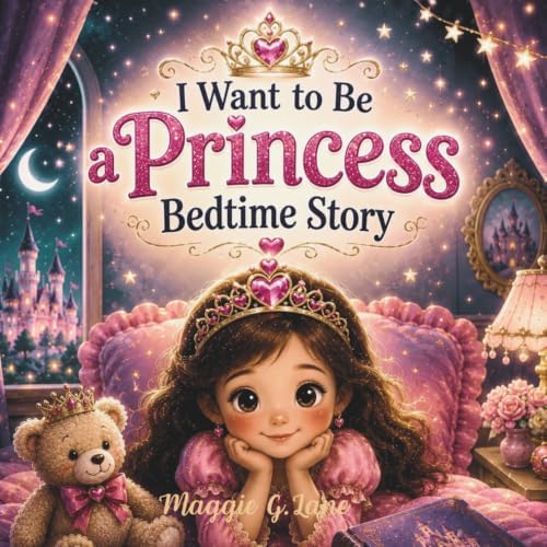 I Want to Be a Princess Bedtime Story: A Picture Book About Kindness, Friendship, and True Beauty for Kids Ages 3-8 by Maggie G.Lane
