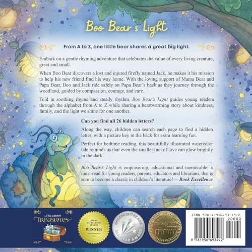 Boo Bear's Light: An A B C Rhyming Picture Book for Children (Little Library Treasures) by Catherine Ann Russell