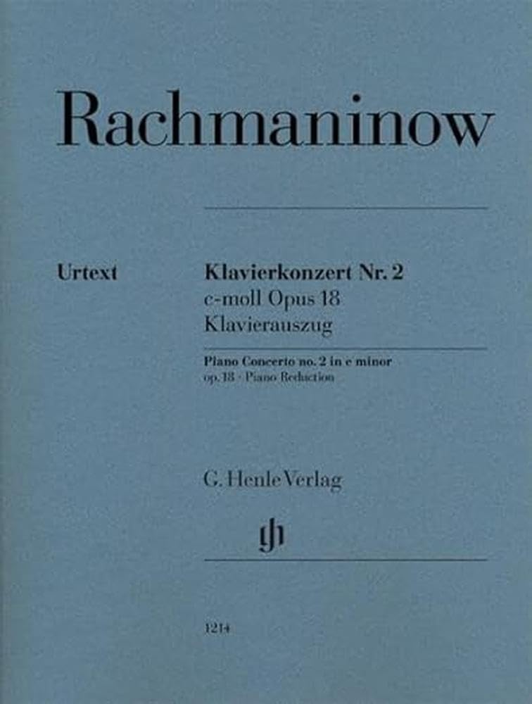 Rachmaninoff (rachmaninow) Piano Concerto No. 2 In C Minor Op. 18 - 2 Pianos/4 Hands (Multilingual Edition) by Sergei Rachmaninoff