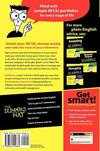 401(k)s for Dummies by Ted Benna