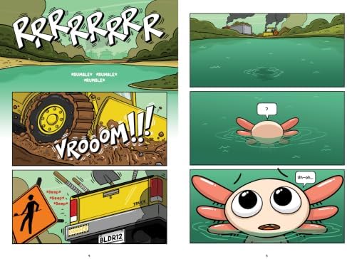 Max, a Little Axolotl #1 (An Original Graphic Novel) by Joey Spiotto