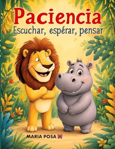 Paciencia: Escuchar, Esperar y Pensar: Un cuento en español para niños que enseña a tener paciencia. Para preescolar, primeros grados… ¡y como ... dormir! (Vamos hipopótamos) (Spanish Edition) by Maria Posa