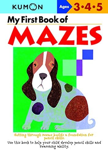 Kumon My First Book Of Mazes Ages 3-5 (Kumon Workbooks) by Kumon Publishing