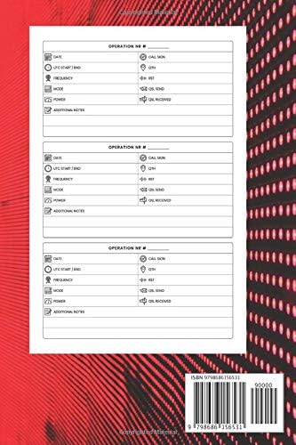 Ham radio logging notebook: Logbook for amateur radio operators|Amateur radio operator station log book |ham radio gifts for men|ham radio log ... notebook|gifts for ham radio operators by Kelsey Herrerea