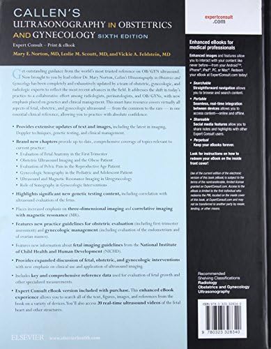 Callen's Ultrasonography in Obstetrics and Gynecology by Mary E Norton MD