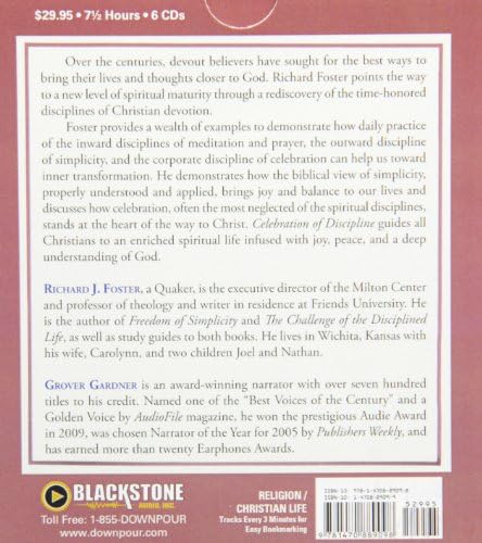 Celebration of Discipline: The Path to Spiritual Growth by Richard J. Foster