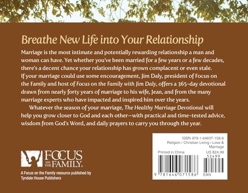 The Healthy Marriage Devotional: 365 Daily Inspirations to Bring You Closer Together by Jim Daly