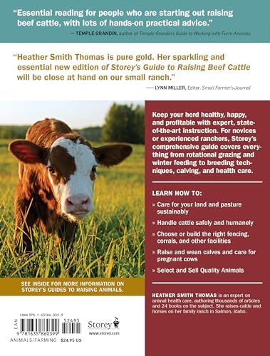 Storey's Guide to Raising Beef Cattle, 4th Edition: Health, Handling, Breeding by Heather Smith Thomas