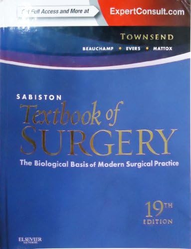 Sabiston Textbook of Surgery: The Biological Basis of Modern Surgical Practice, 19th Edition by Courtney M. Townsend Jr.