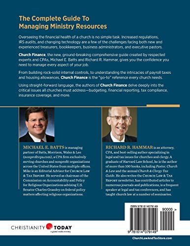 Church Finance: The Complete Guide to Managing Ministry Resources by Michael E. Batts