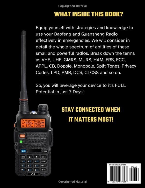 Baofeng & Quansheng Radio Bible: Discover 10 Guerrilla's Secrets of GMRS & HAM Radios in 7 Days or Less. Stay Connected When It Matters Most, Survival Guide by Barry Harper