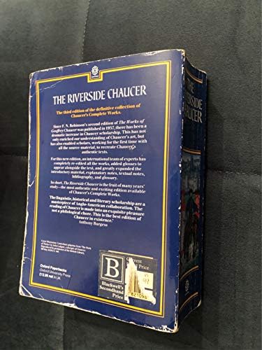 The Riverside Chaucer by Geoffrey Chaucer