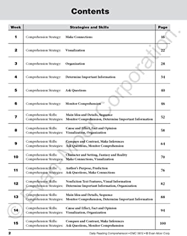 Evan-Moor Daily Reading Comprehension, Grade 2 - Homeschooling & Classroom Resource Workbook, Reproducible Worksheets, Teaching Edition, Fiction and Nonfiction, Lesson Plans, Test Prep by Evan-Moor