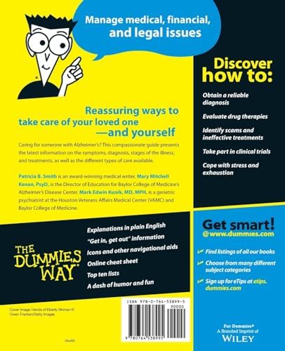 Alzheimer's For Dummies (For Dummies Series) by Patricia B. Smith