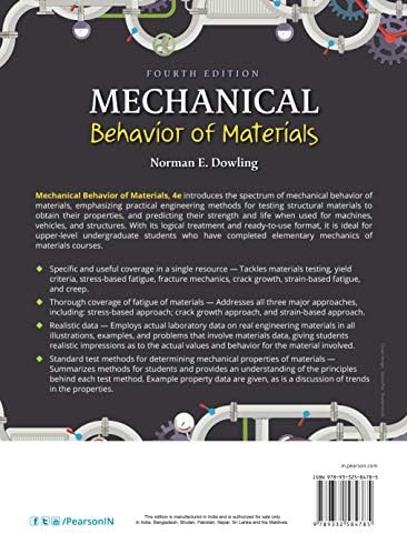 Mechanical Behavior of Materials (4th Edition) by Norman E. Dowling