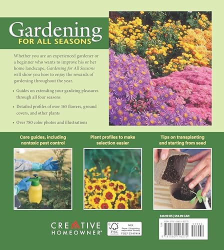 Gardening for All Seasons: Your How-To Guide to a Thriving & Blooming Garden Year-Round (Creative Homeowner) Create a Colorful Garden That Thrives Throughout Spring, Summer, Fall, and Winter by John D. Wagner
