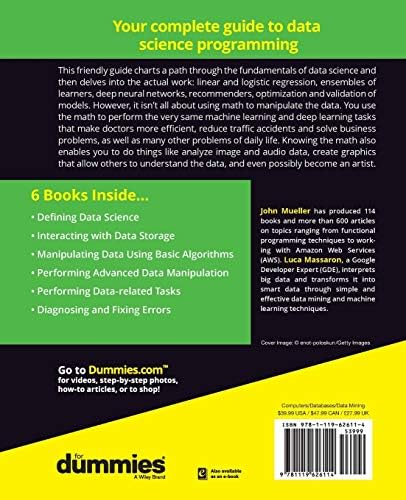 Data Science Programming All-in-One For Dummies by John Paul Mueller