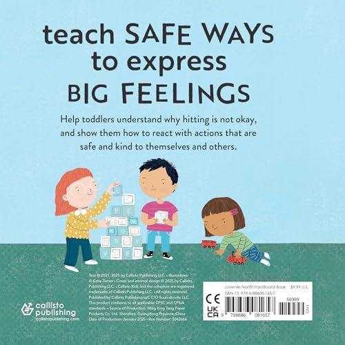 What to Do When You Feel Like Hitting: A No Hitting Book for Toddlers (Big Feelings Books for Toddlers) by Cara Goodwin PhD