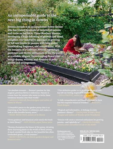 Pansies: How to Grow, Reimagine, and Create Beauty with Pansies and Violas by Brenna Estrada