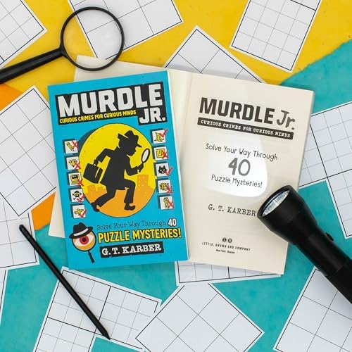 Murdle Jr.: Curious Crimes for Curious Minds: Solve Your Way Through 40 Puzzle Mysteries! by G.T. Karber