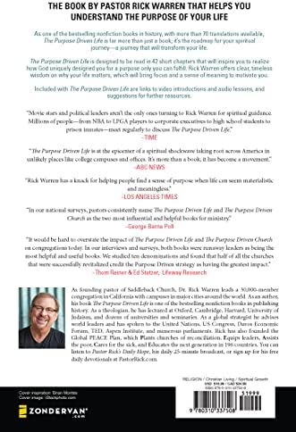 The Purpose Driven Life: What on Earth Am I Here For? by Rick Warren