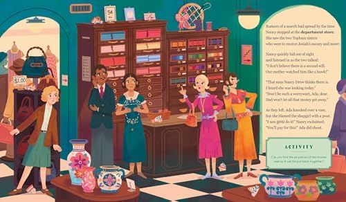 The Secret of the Old Clock: A Nancy Drew Detective Story (Mini Mysteries) by Marci Kay Monson