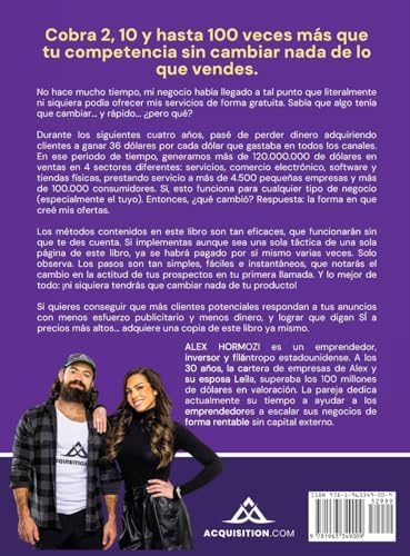 Ofertas de $100M: Cómo presentar ofertas tan buenas que la gente sienta que es estúpida si dice que no (Acquisition.com $100M Series) (Spanish Edition) by Alex Hormozi